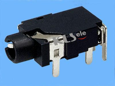 Stereo Jack 2.5mm Airson PCB Mount KLS1-SSJ2.5-002